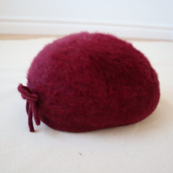 Raspberry Beret! Vintage Kangol - Picture 8 of 12